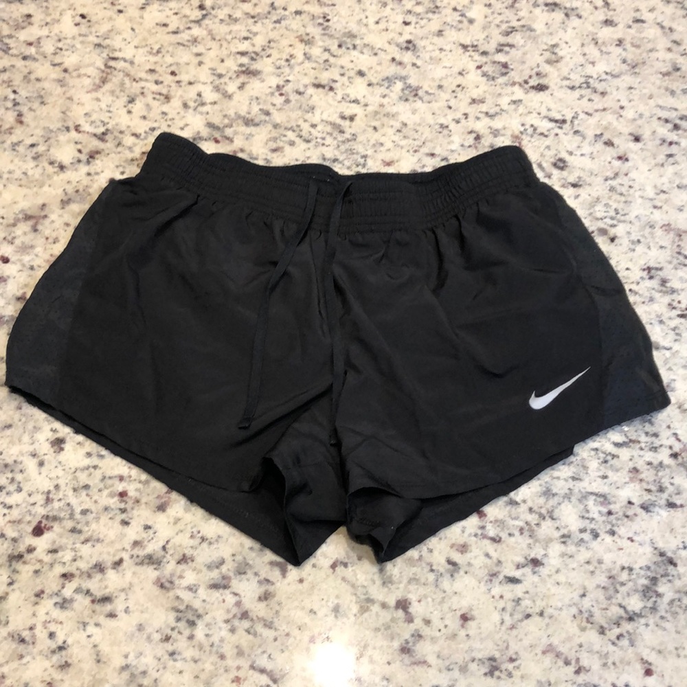 Nike Women’s Dri-Fit Running Shorts, size medium, black